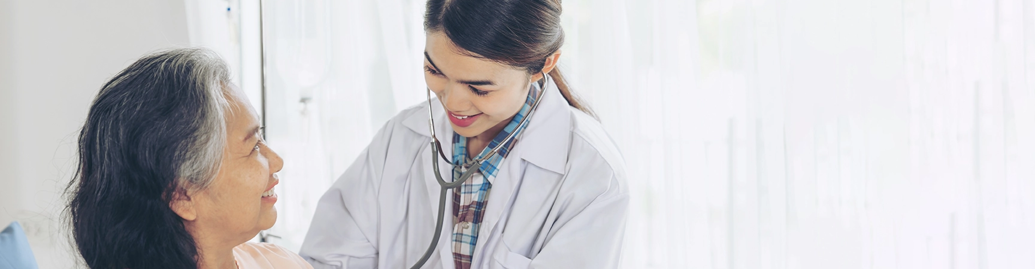 doctor caring for patient