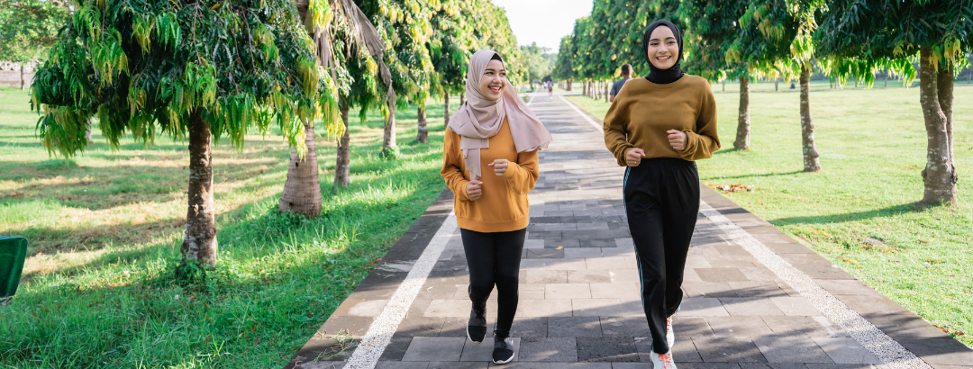 jogging